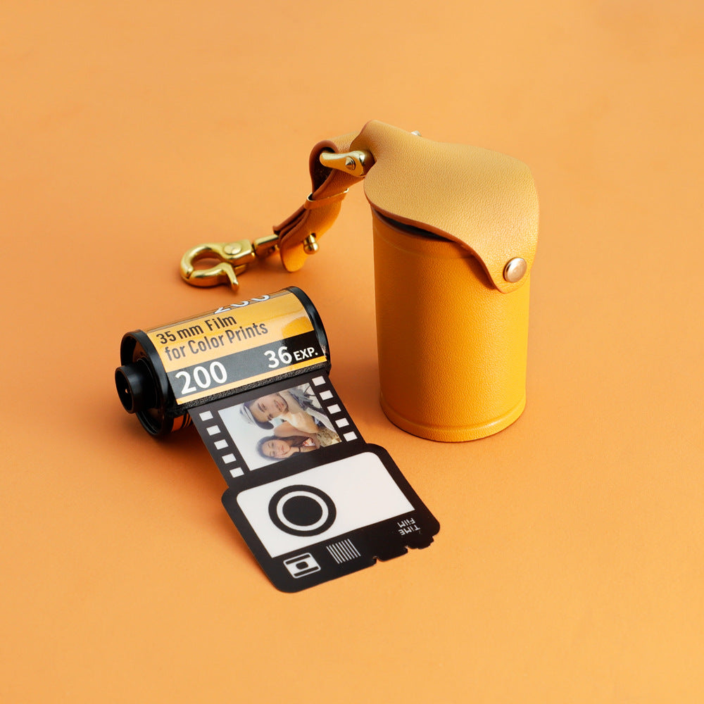 💖Custom Photo Camera Film Roll Keychain Gift Picture Film Roll Keychain for Husband and Wife