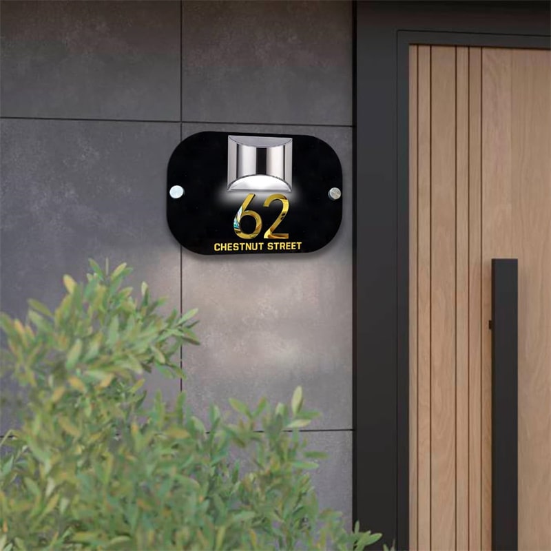 ⚡FLASH SALE⚡Personalized Solar 3D House Number Sign(Buy 2 Get Free Shipping)