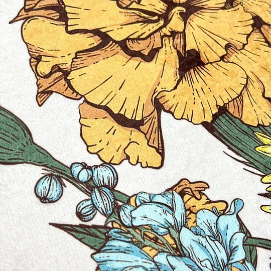 Mom's Garden & Precious Family Photos Customized Blanket