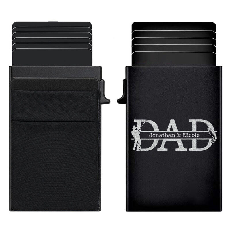 Personalized Pop-Up Card Holder Custom With Child's Name Father's Day Gift