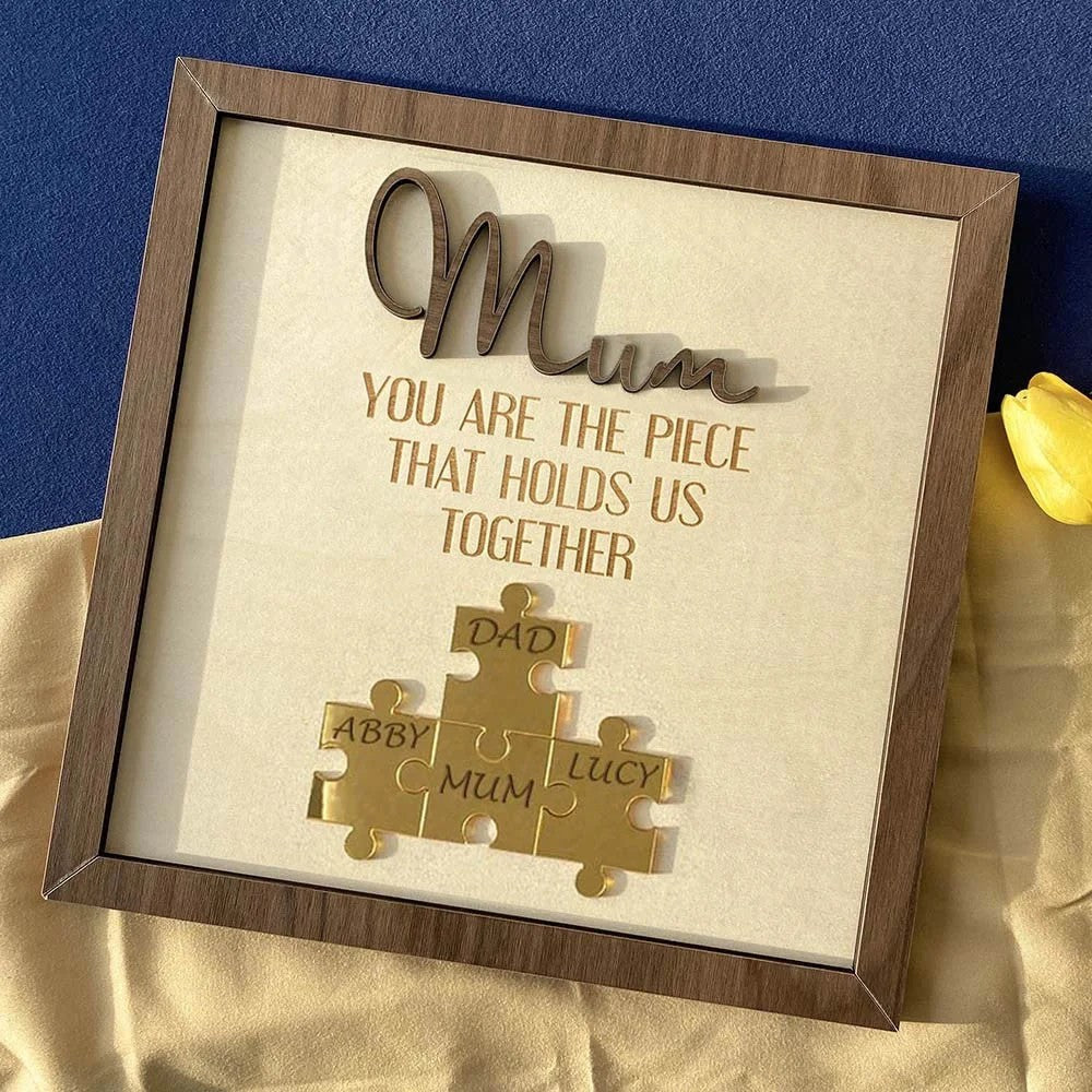 Wonderful personalized Wooden Puzzle Sign