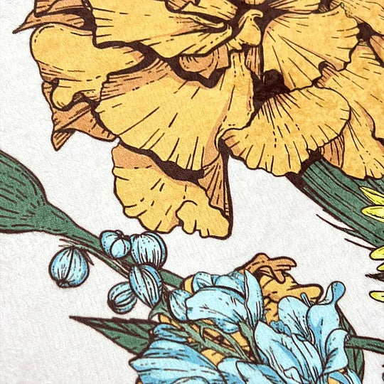 Mom's Garden With Large Nickname Customized Blanket