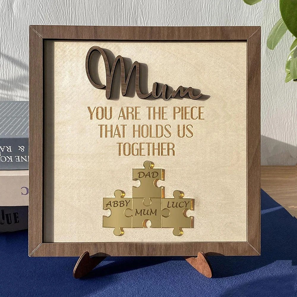 Wonderful personalized Wooden Puzzle Sign