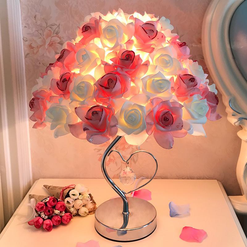 Custom Rose Bouquet Lamp Night Light Decoration for Home Valentine's Day Wedding