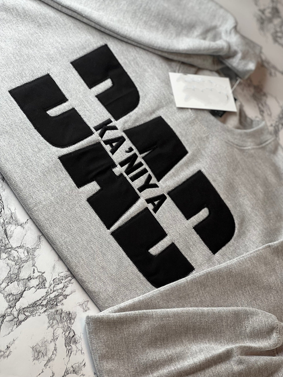 Custom DAD/KIDS Embroidered Crewneck