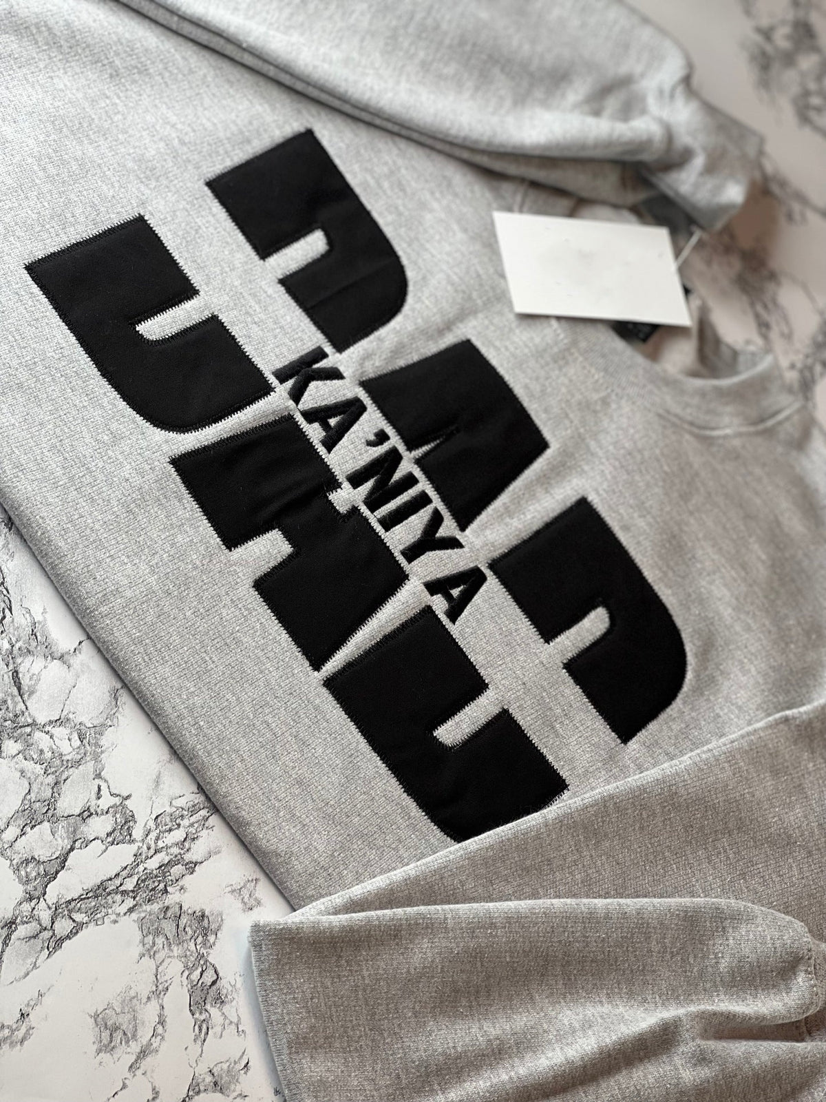 Custom DAD/KIDS Embroidered Crewneck