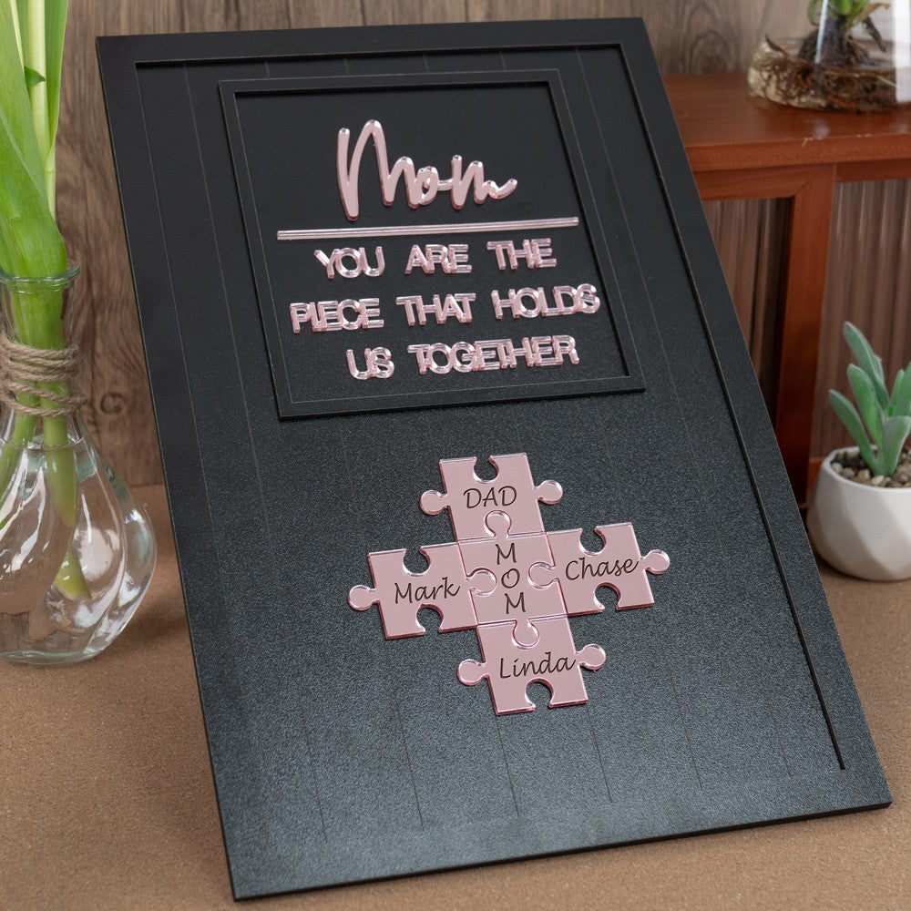 Mother's Day Puzzle Keepsake – Customized With Your Little One's Name
