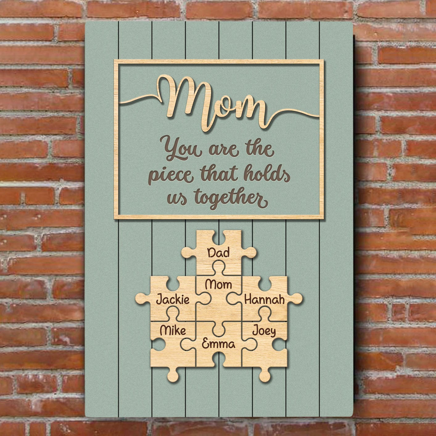 Mom & Grandma Puzzle – A Beautiful Canvas Keepsake For Endless Family Fun!