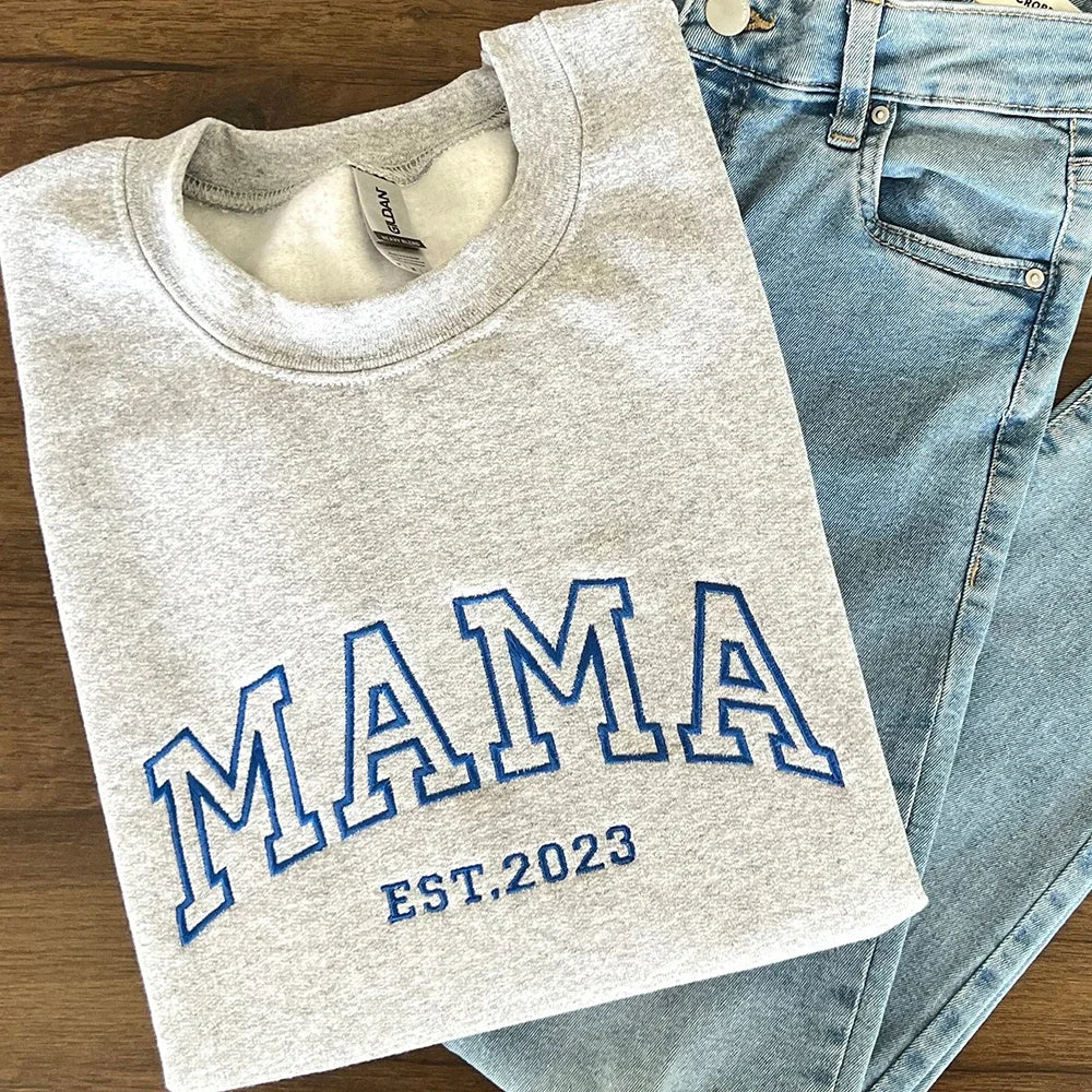 Custom Embroidered DAD Sweatshirt, Father's Day Gift