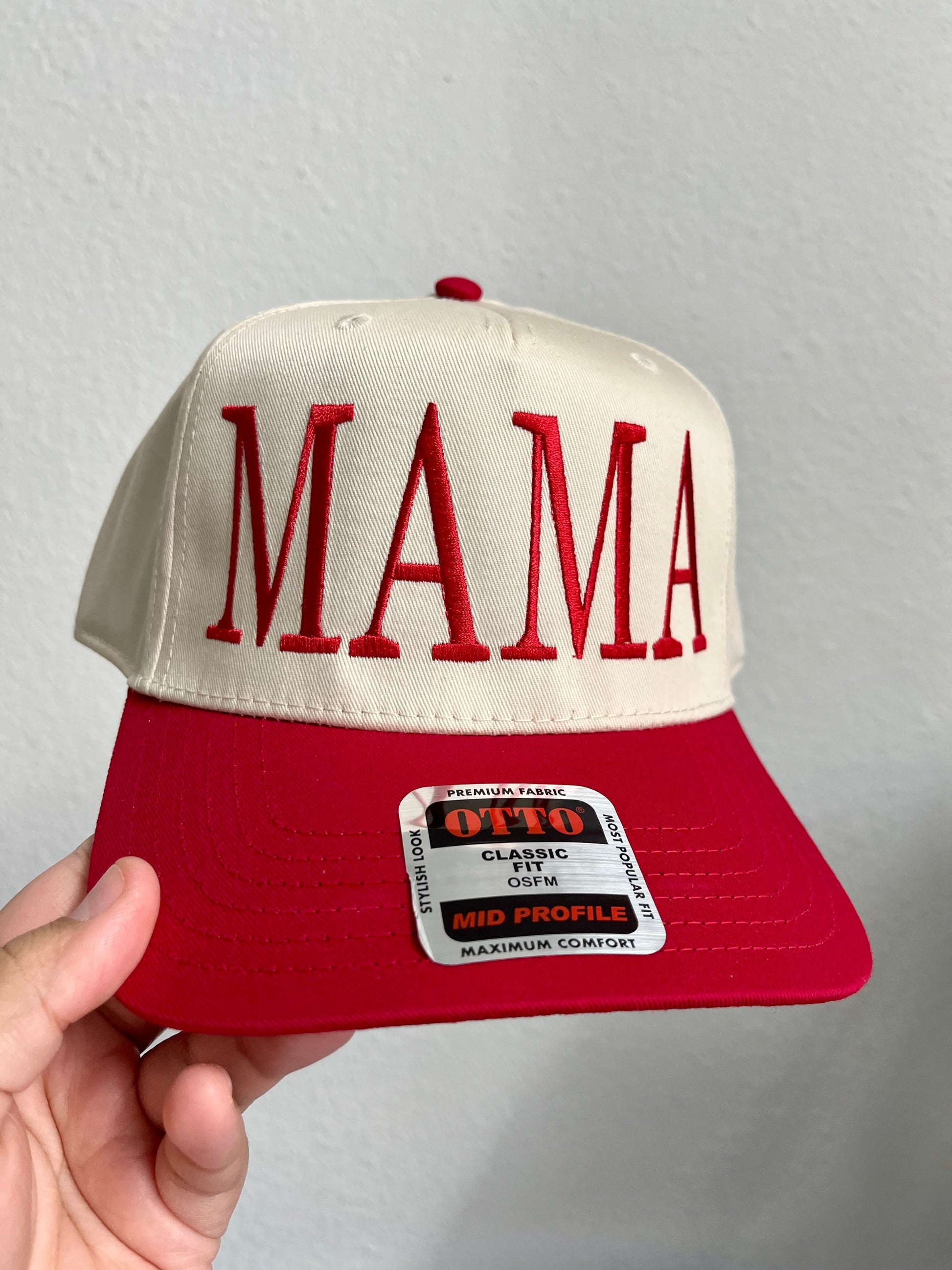 Custom MAMA Embroidered Hat