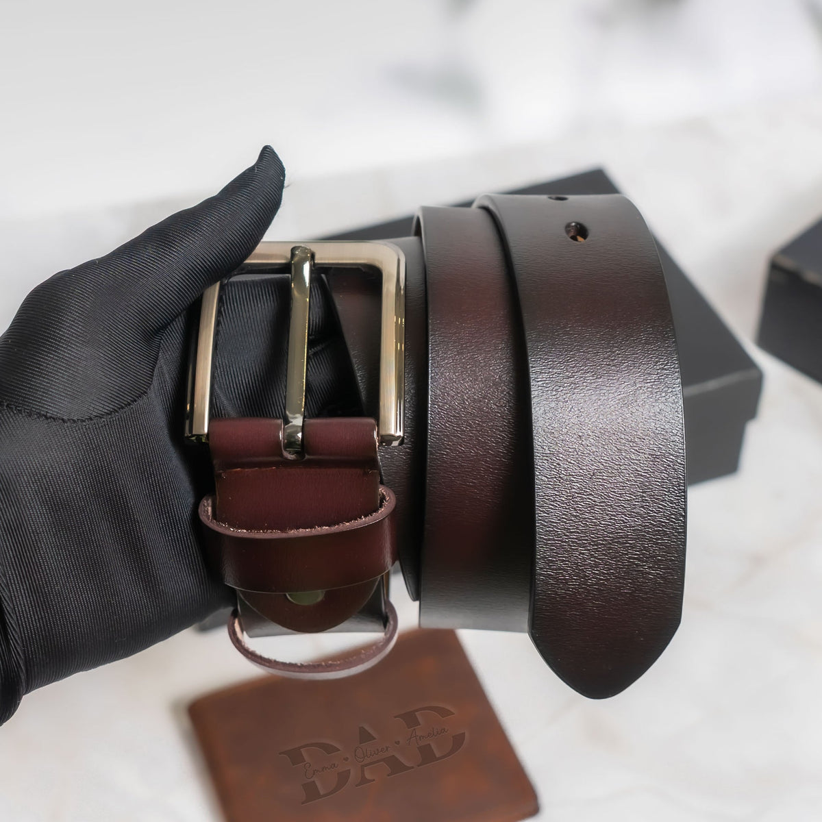 Reminder We Love You For Dad - Father's Day Leather Gift Box Set
