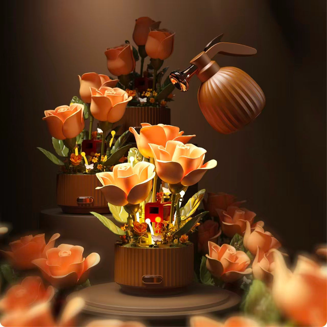 Forever Bloom Blocks 3d Puzzle, The Perfect Gift For Couples