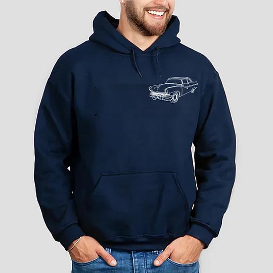 Custom Car Embroidered Crewneck & Hoodies – The Perfect Gift for Your Boyfriend or Husband!