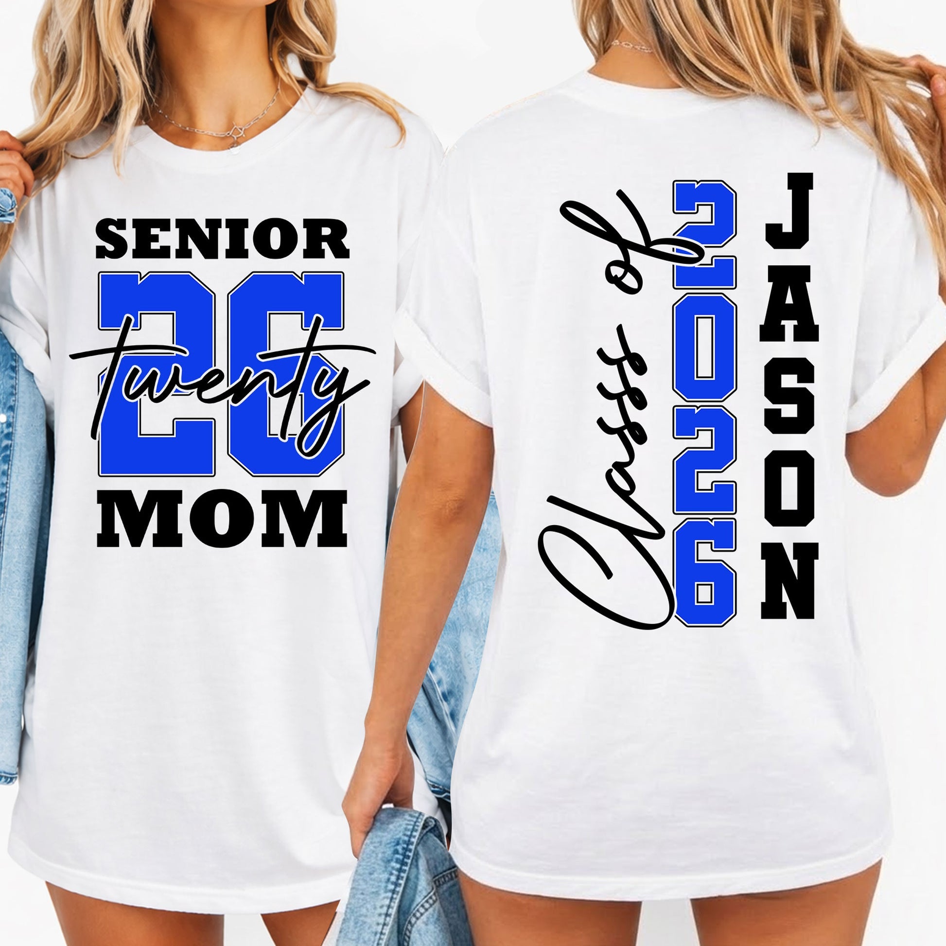 Custom 2026 Name Senior Mom - Personalized Shirt