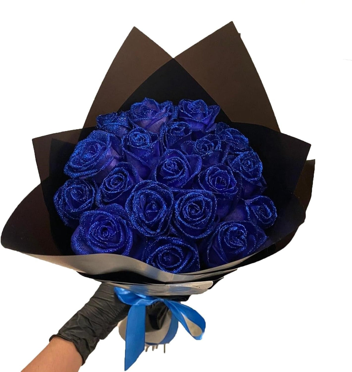 💕Glitter Rose Bouquet💕Personalized Glittery initial Eternal Rose Bouquet