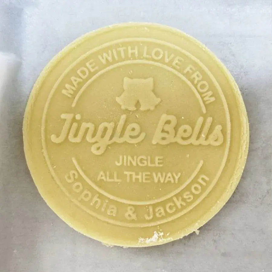 Personalized Christmas Jingle Bells, Jingle Bells, Jingle All the Way Custom Cookie Stamp