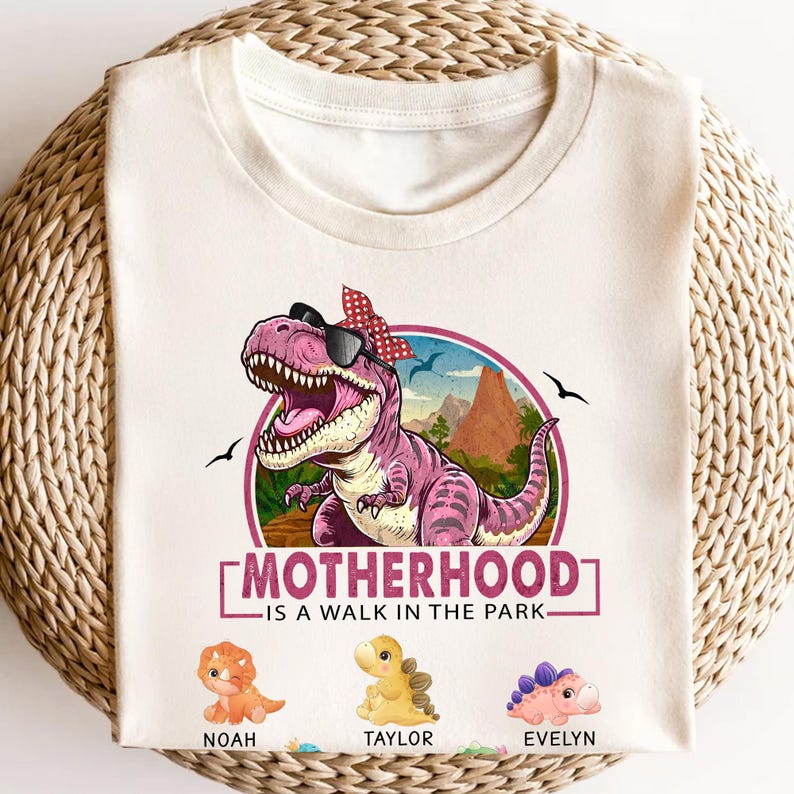 Custom MOTHERHOOD IS A WALK IN THE PARK Mom Sweatshirt