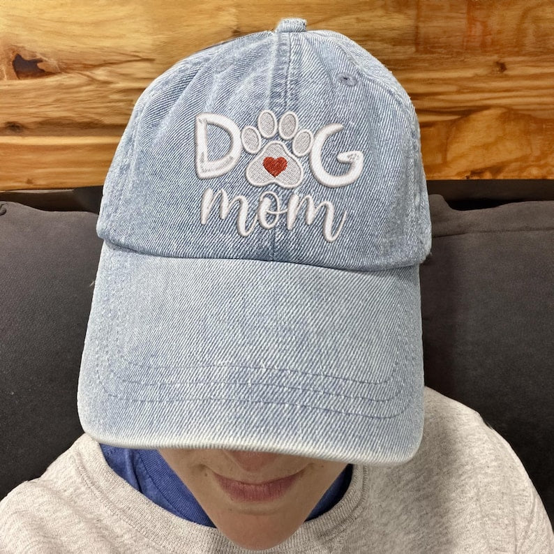 Custom DOG MOM Embroidered Mother's Day Gift