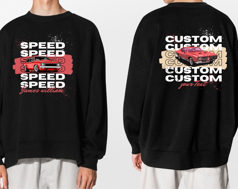 Custom Car Hoodie, The Perfect Gift for Car Lovers,Personalized Car Sweatshirt