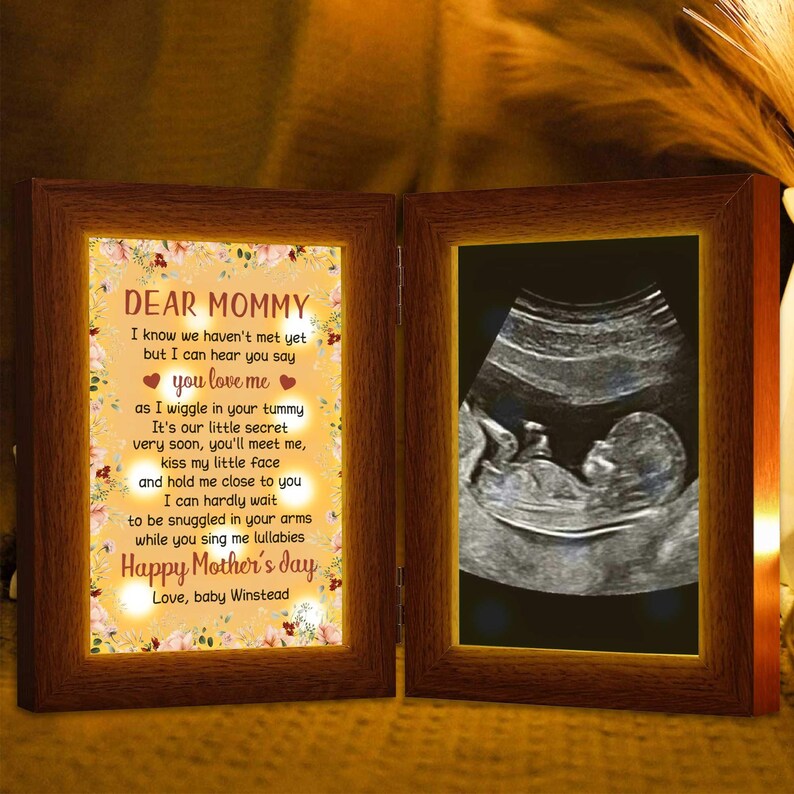 Custom New Born Baby Photo Frame Light Room Decor