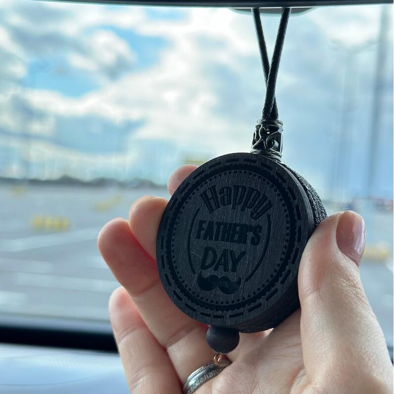 Car Oil Diffuser With Gift Box, Custom Engraving, Best Gift For Dad