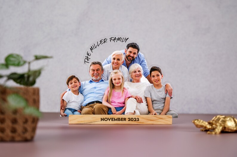 Custom Photo Statuette - Acrylic Photo Cutouts - Mothers Day Gift
