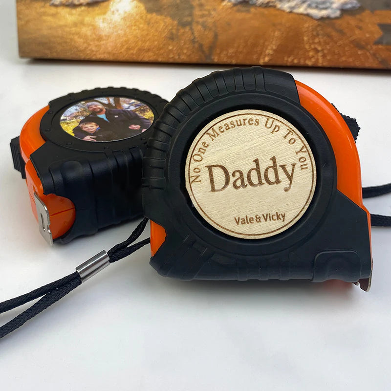 No One Measures Up Personalized Photo Tape Measure