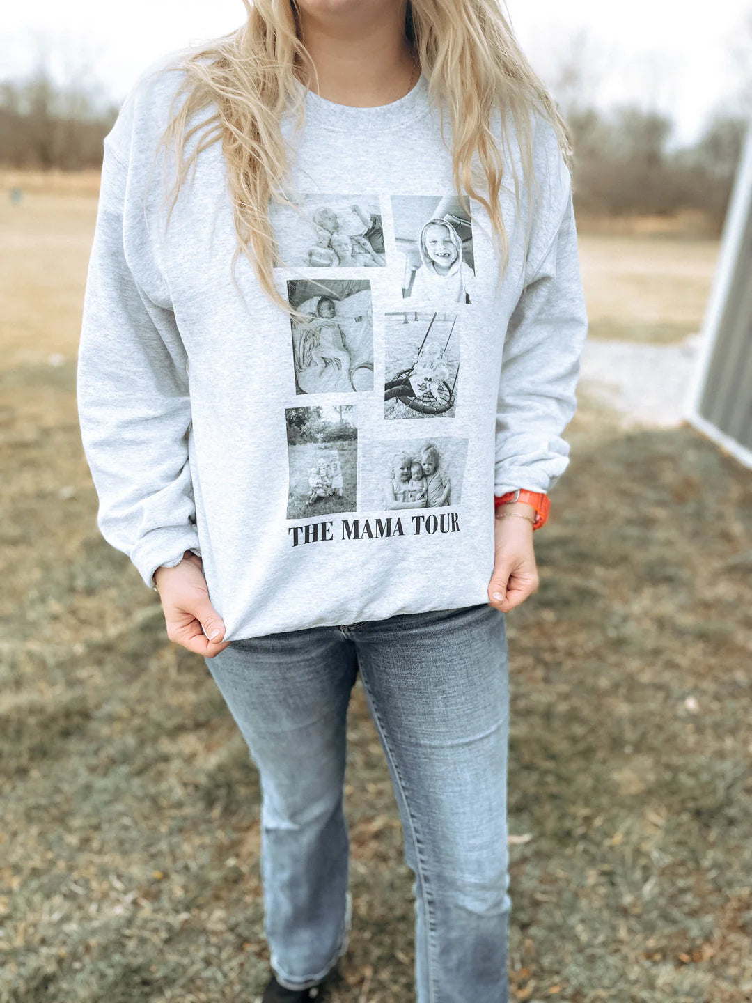 The Mama Love Tour Custom Photo Commemorate Sweatshirt/Hoodie - Gift for Mom