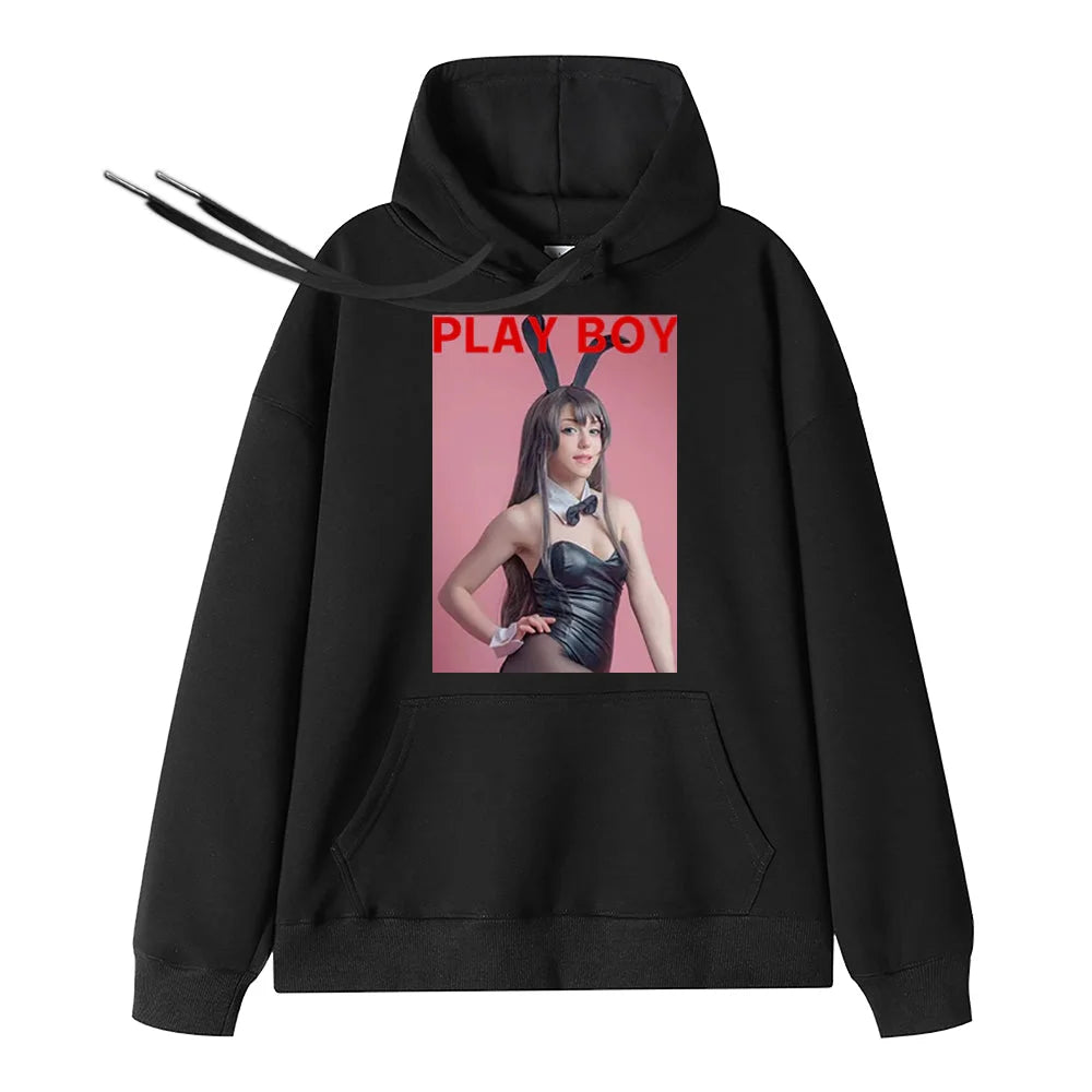 Sexy Bunny Styling Upload Your Photo Sexy Hoodie Customization