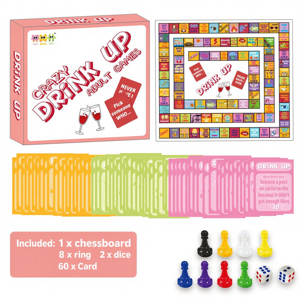 Bestselling AdultOpoly – Adult Drinking Board Game for Couples, Perfect for Date Night & Party Game Night