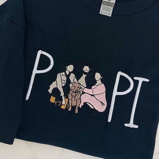 🔥Hot Sale🔥Custom DAD Embroidered Photo Sweatshirt - Gift to Father