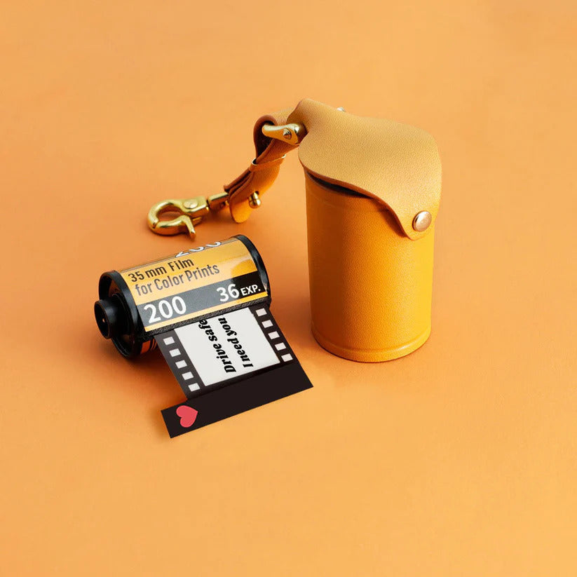 💖Custom Photo Camera Film Roll Keychain Gift Picture Film Roll Keychain for Husband and Wife