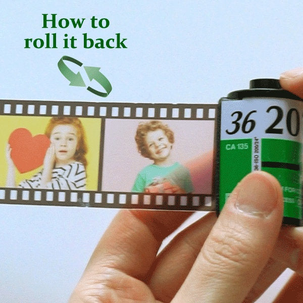 💖Custom Photo Camera Film Roll Keychain Gift Picture Film Roll Keychain for Husband and Wife