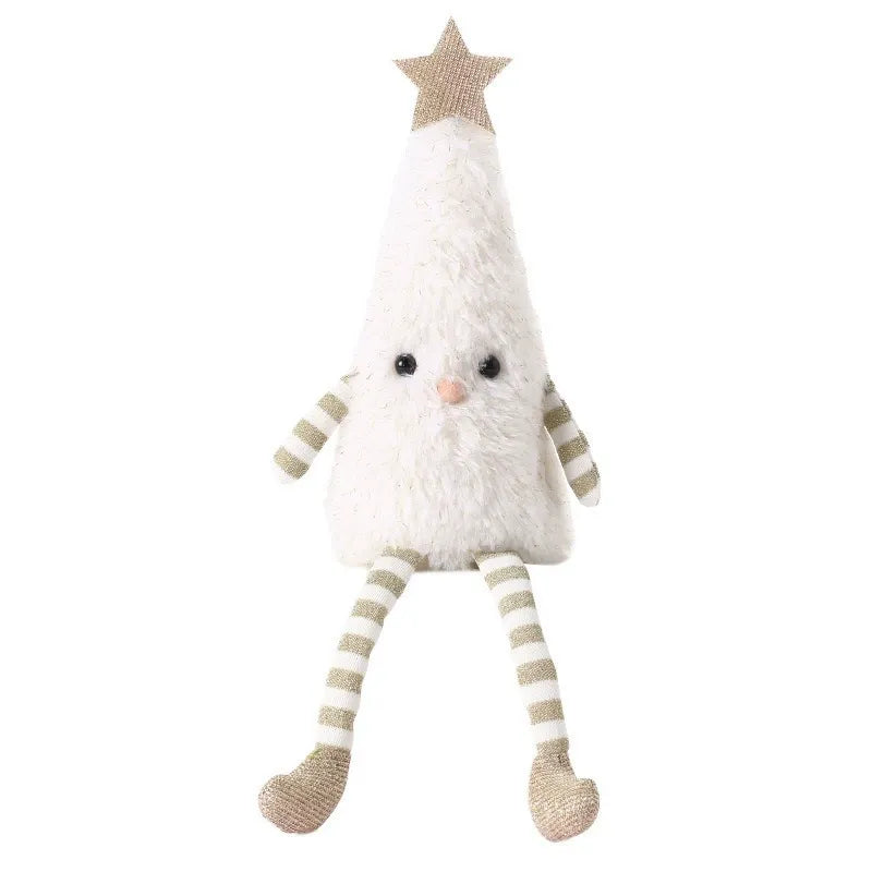 Cute Plush Christmas Tree Plushie — Soft Holiday Décor Doll, Festive Home & Party Ornament