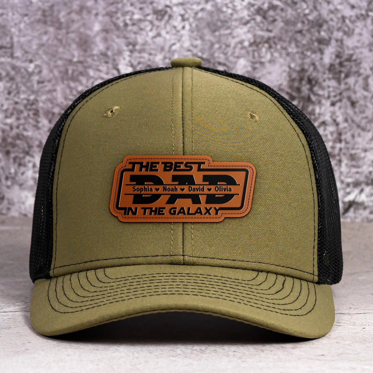 The Best Dad In The Galaxy - Personalized Cap-Father's Day Gift