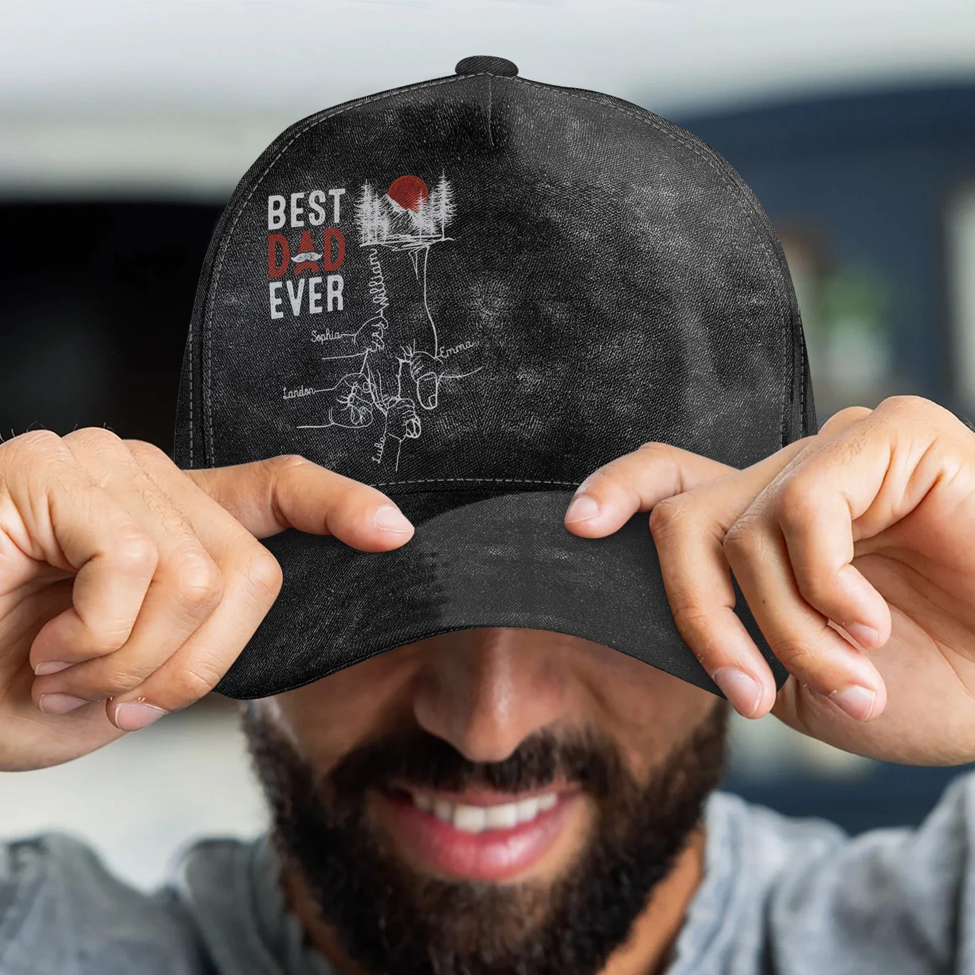 Father's Day Gifts, Father's Day Gifts, Best Dad Ever - Personalized Cap