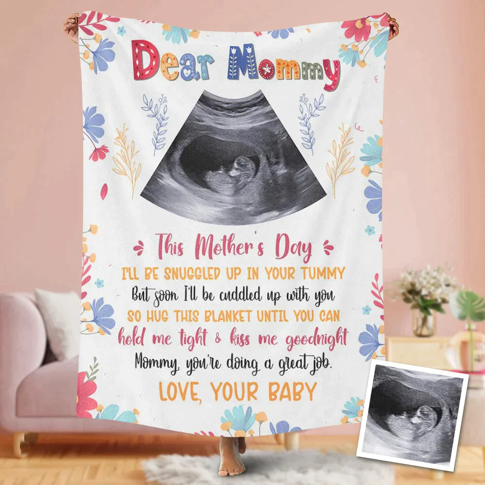 💖For Mom Blanket👩Mommy, You're Doing A Great Job - Personalized Blanket - Loving, Birthday Gift For First Mom