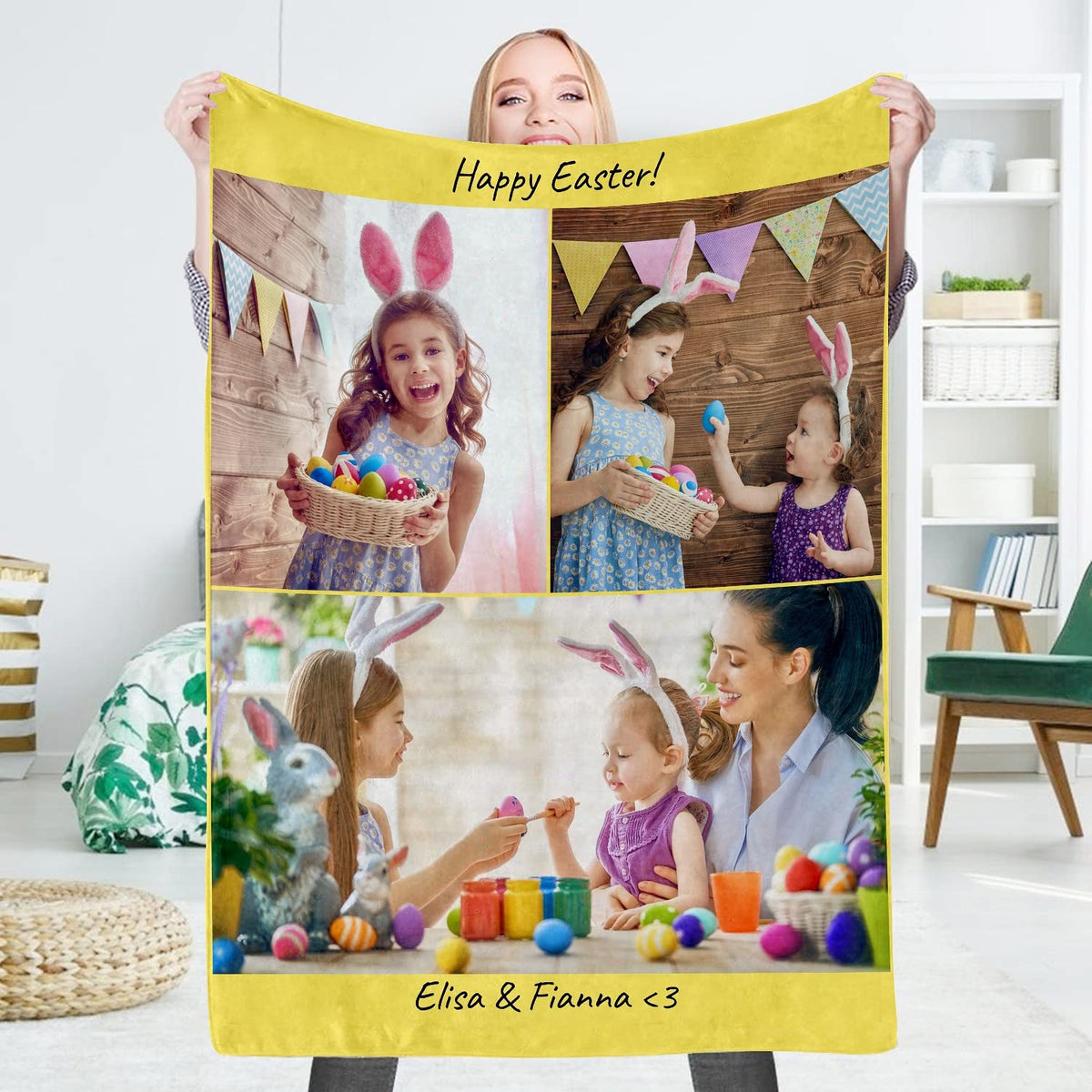 Custom Blanket with Photo, Funny Gifts for Boyfriend,Dad,Mom,Friends,New Year,Birthday