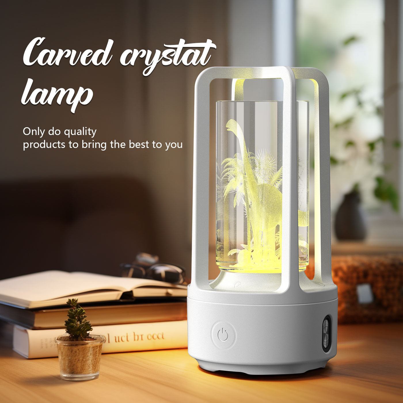 Creative 2 In 1 Audio Acrylic Crystal Touch Lamp And Bluetooth Speaker Valentine's Day Gift