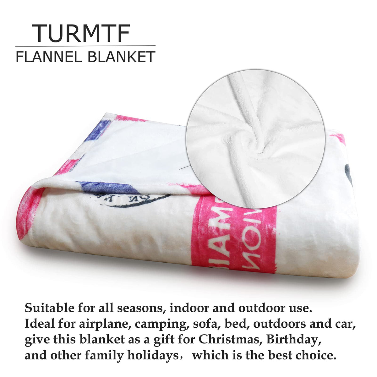 💖For Dad Blanket👨Custom Blanket Gifts From Daughter Or Son