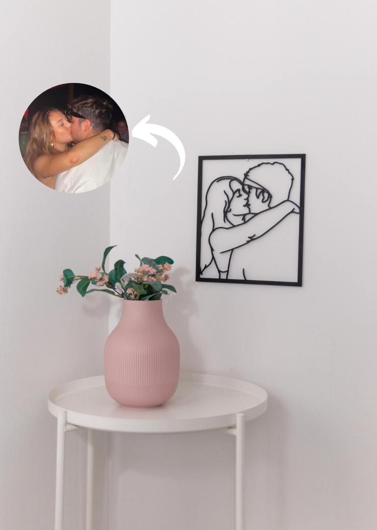 Customized Couple Wooden Portrait Painting(Buy 2 Get Free Shipping!)