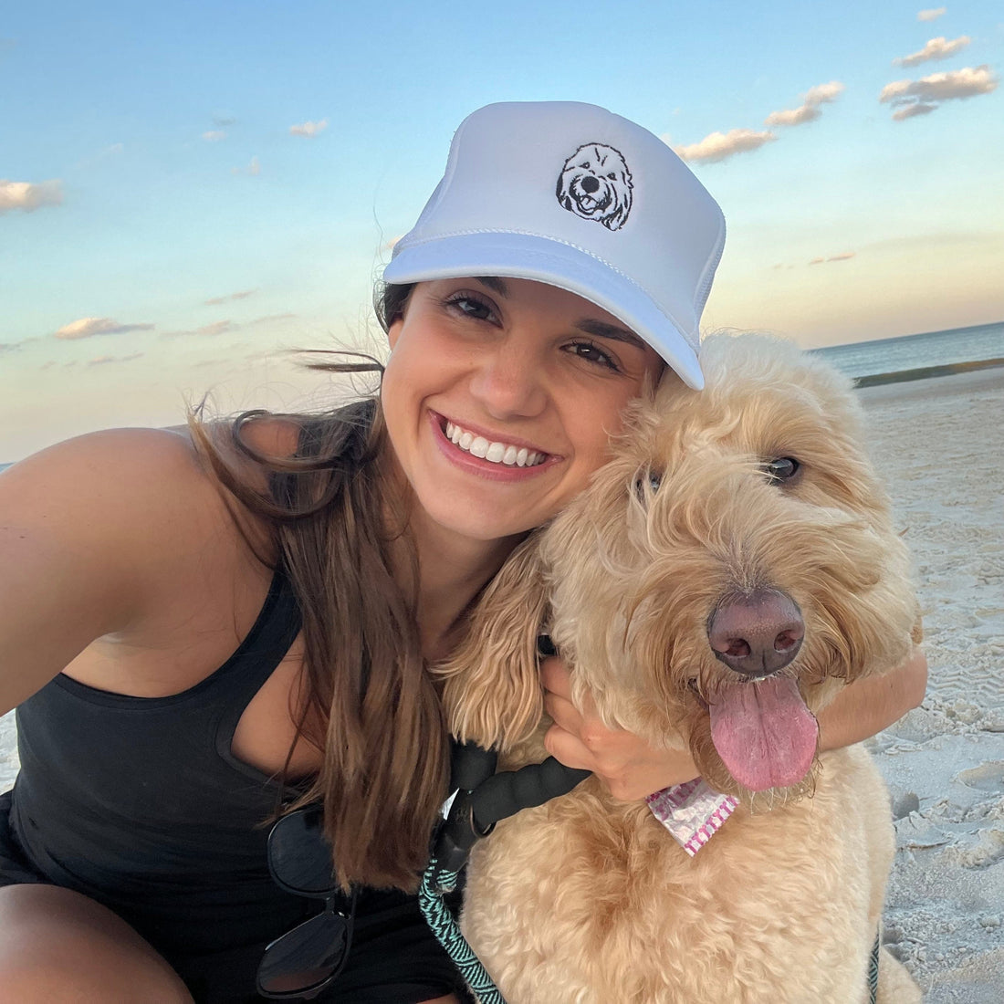 🌞Custom Pet Face Foam Trucker Hat👒