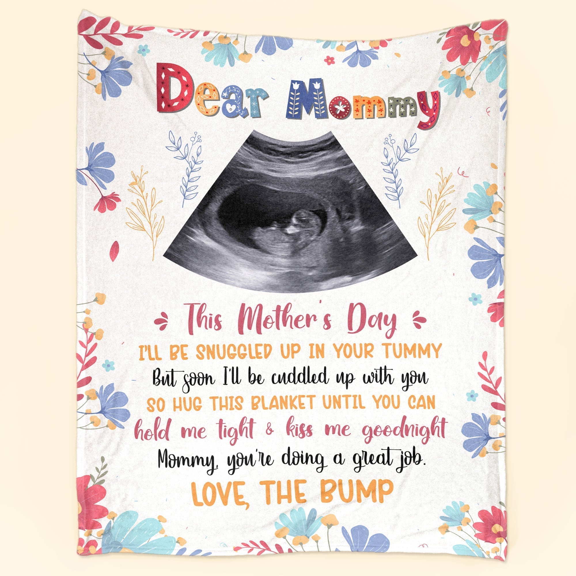 💖For Mom Blanket👩Mommy, You're Doing A Great Job - Personalized Blanket - Loving, Birthday Gift For First Mom