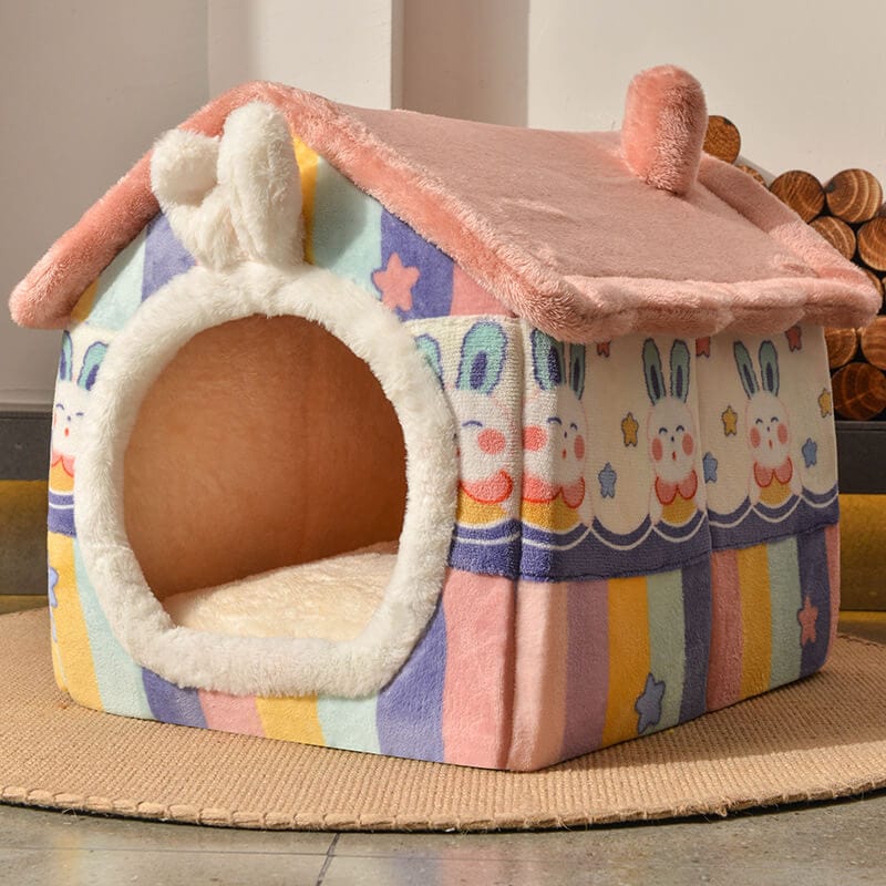Dog/Cat house Bed - Pink