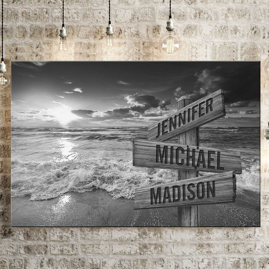 Canyon Pier Multi-Names Premium Canvas