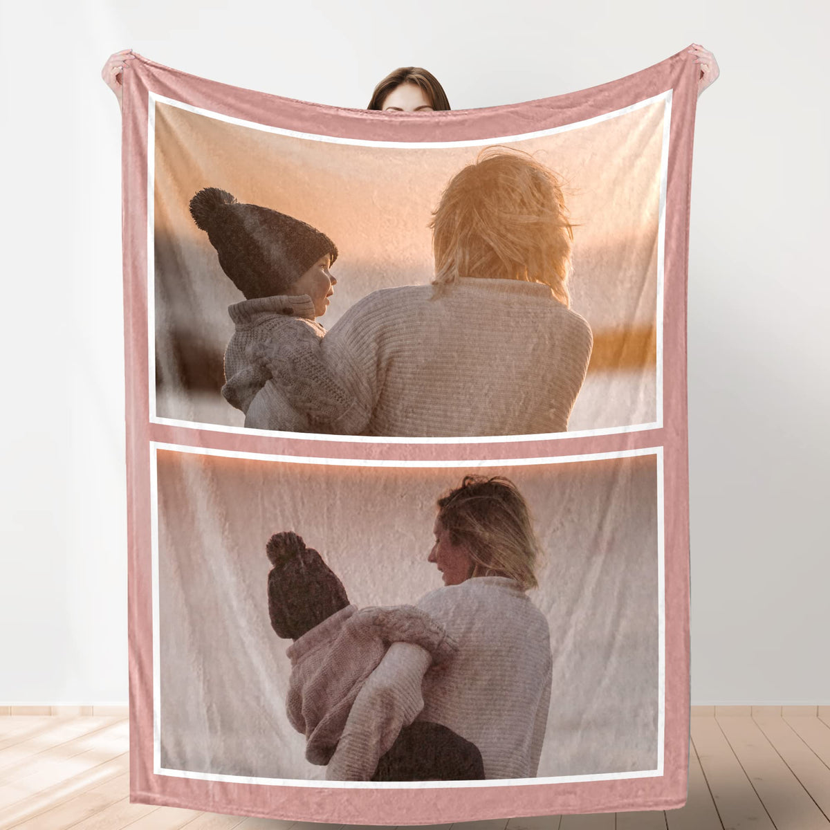Custom Blanket with Photo, Funny Gifts for Boyfriend,Dad,Mom,Friends,New Year,Birthday