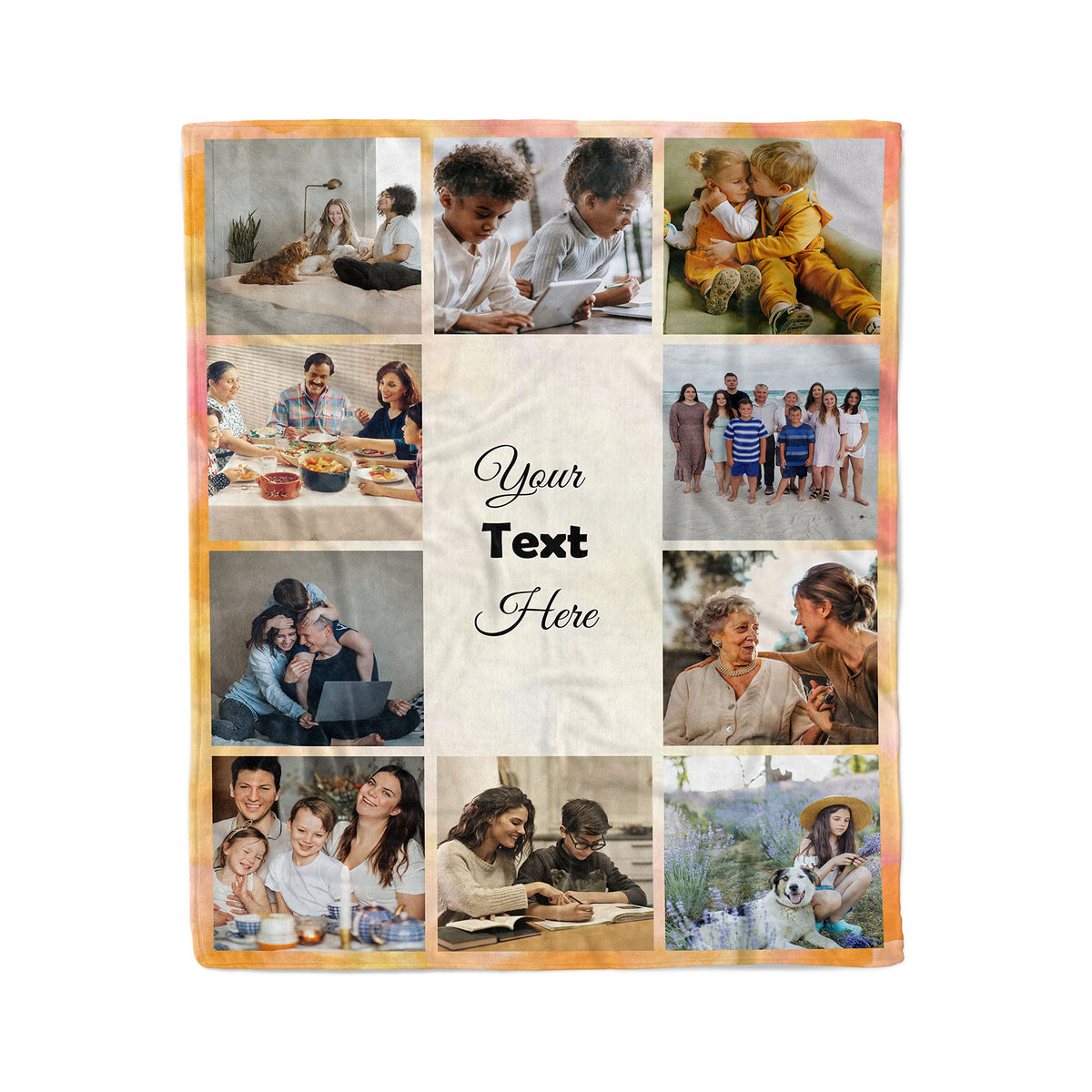 Custom Blanket with Photo, Funny Gifts for Boyfriend,Dad,Mom,Friends,New Year,Birthday