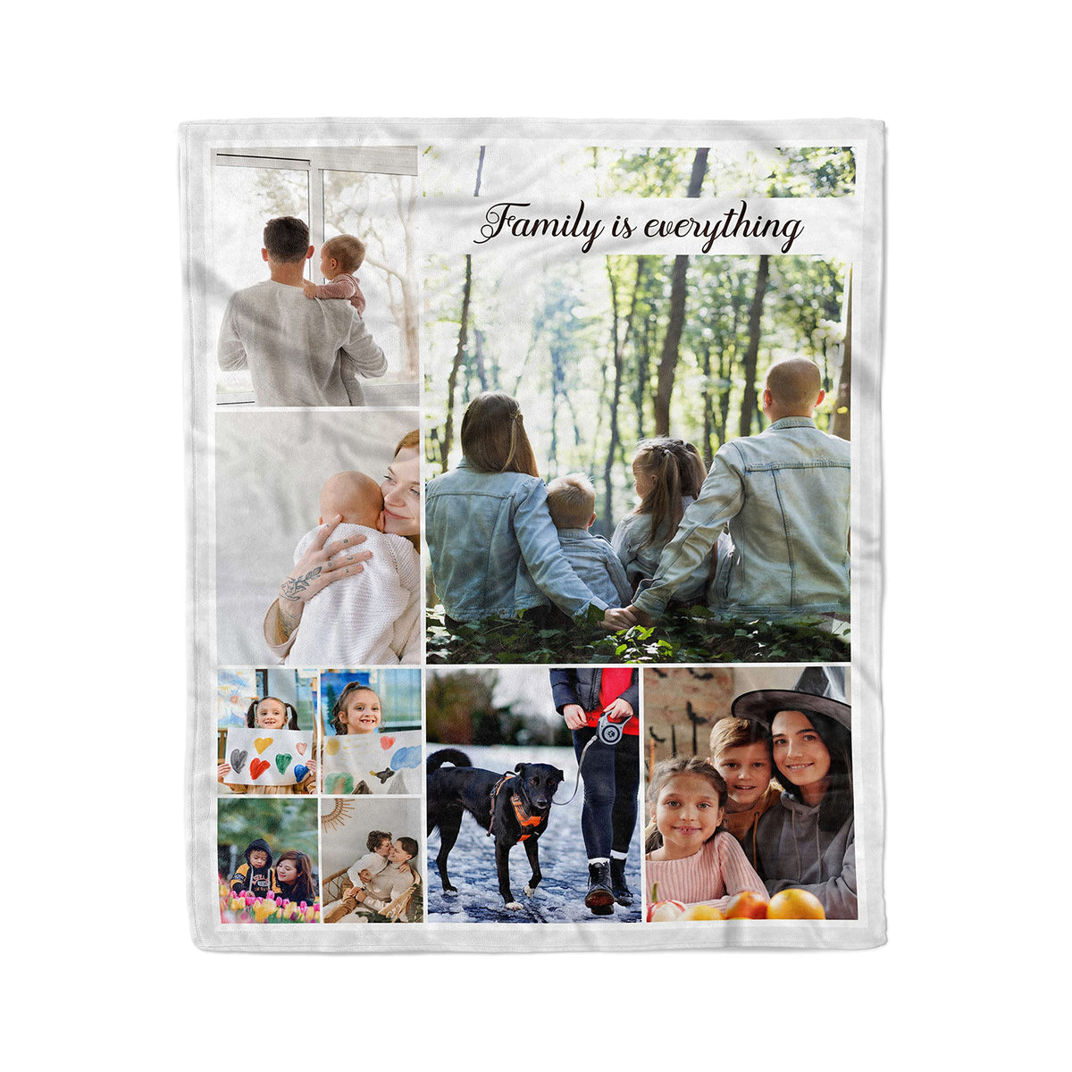 Custom Blanket with Photo, Funny Gifts for Boyfriend,Dad,Mom,Friends,New Year,Birthday