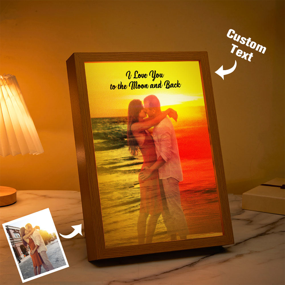 Custom Photo Lamp Personalized Text Light Love Gifts for Her