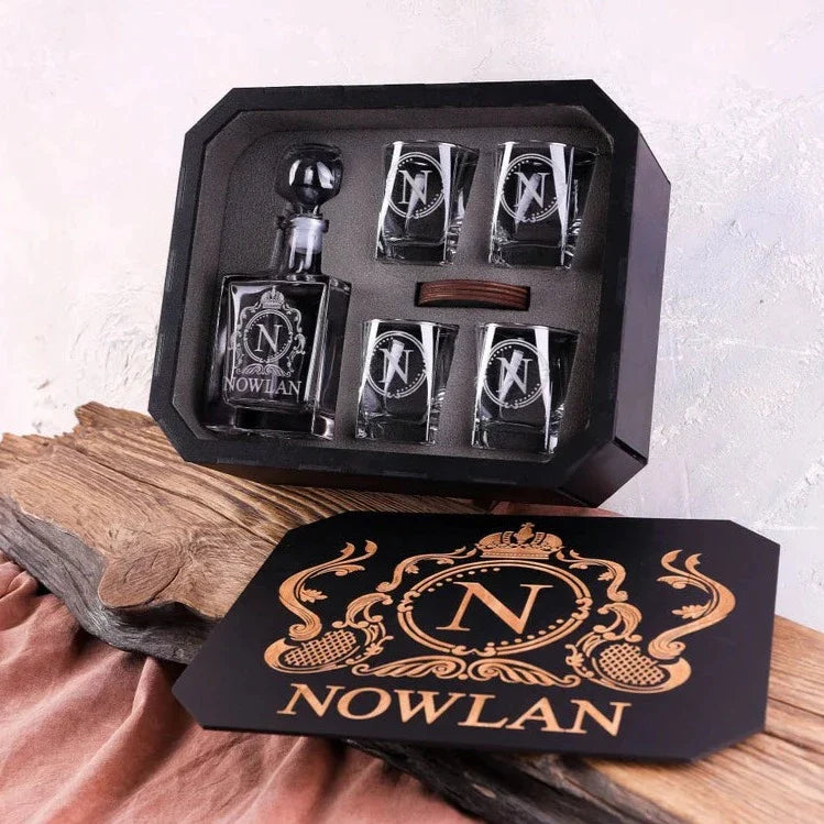 Personalized Decanter Set with Box
